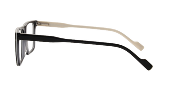 Men Access Eyeglasses: Raya Black/White - SpecSMART Eye Clinic (Side View)